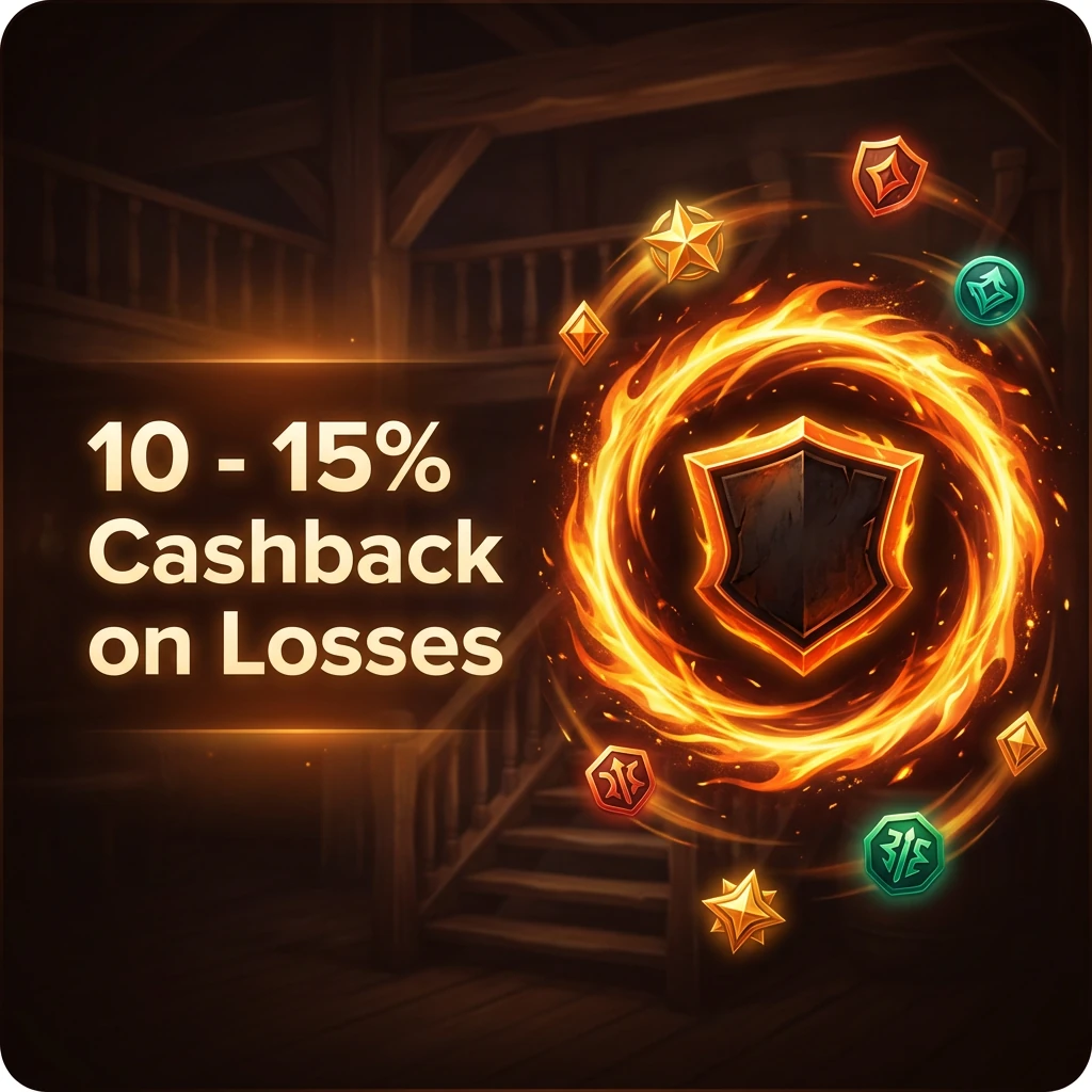 10 - 15% Cashback on Losses