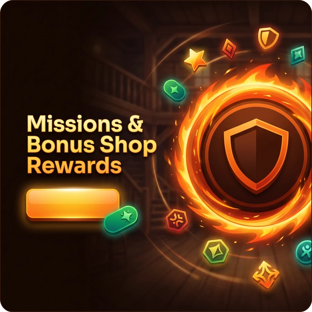 Missions & Bonus Shop Rewards